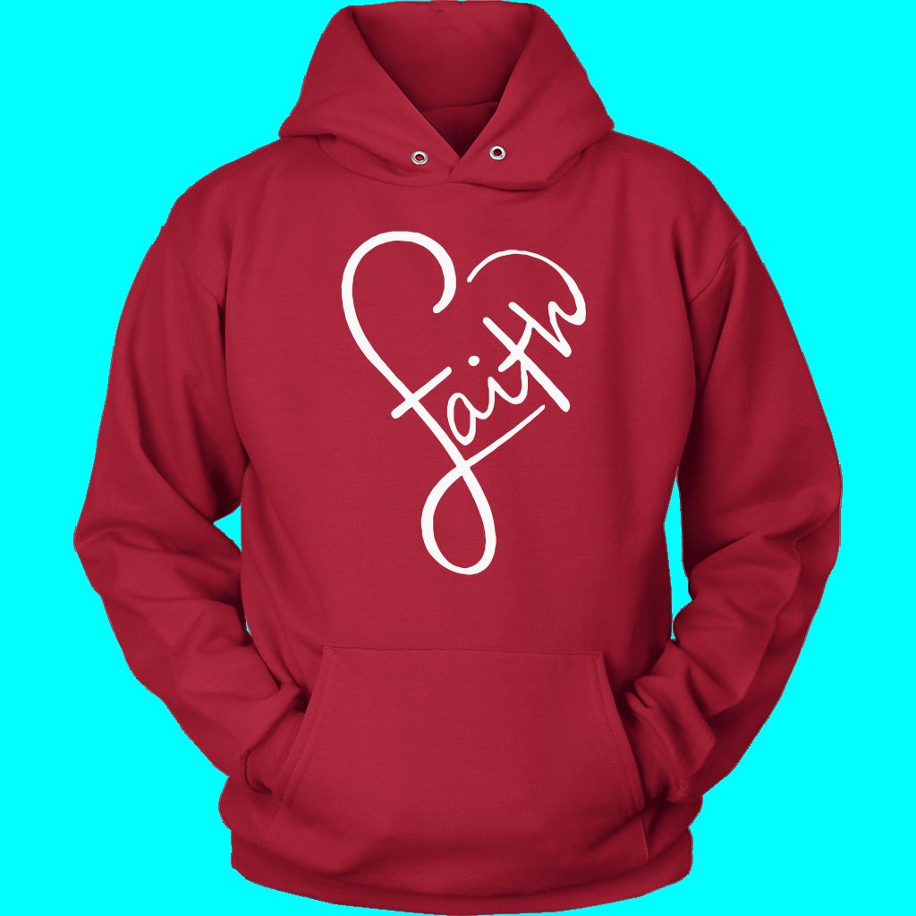 Faith In A Heart Hoodie