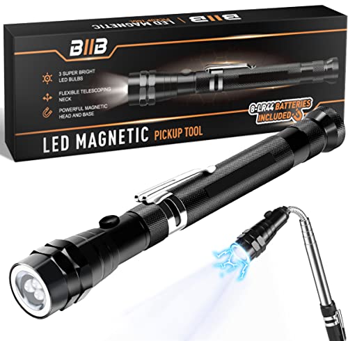 BIIB LED Magnetic Pickup Tools - Cool Gadgets for Men, Unique Christmas Gift