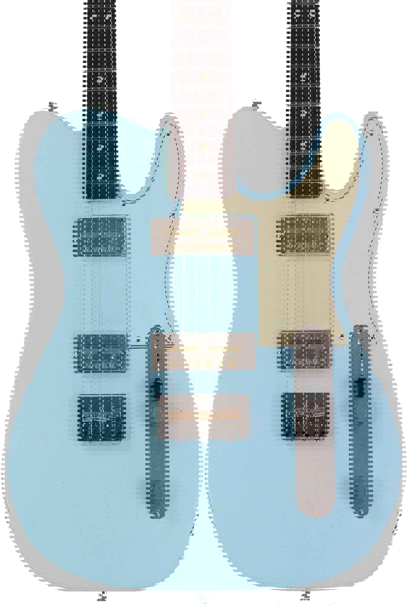 Nash GF-2 Gold Foil Guitar in Sonic Blue with Light Aging