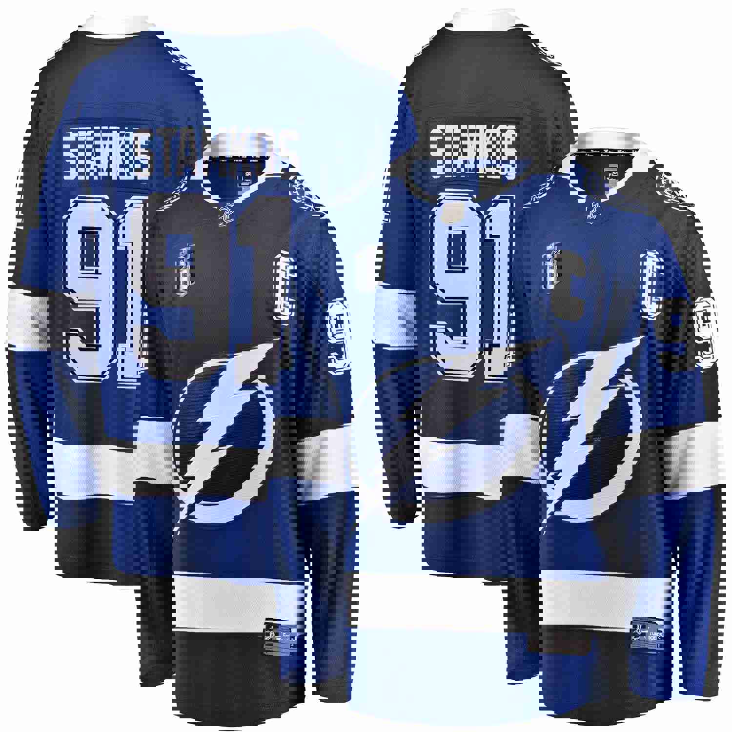 Steven Stamkos Tampa Bay Lightning Fanatics Branded 2022 Stanley Cup Final Breakaway Jersey - Blue