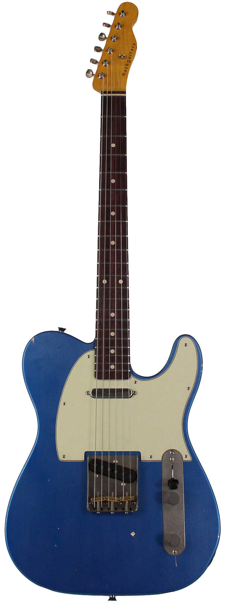 Nash T-63 Guitar, Lake Placid Blue, Light Aging