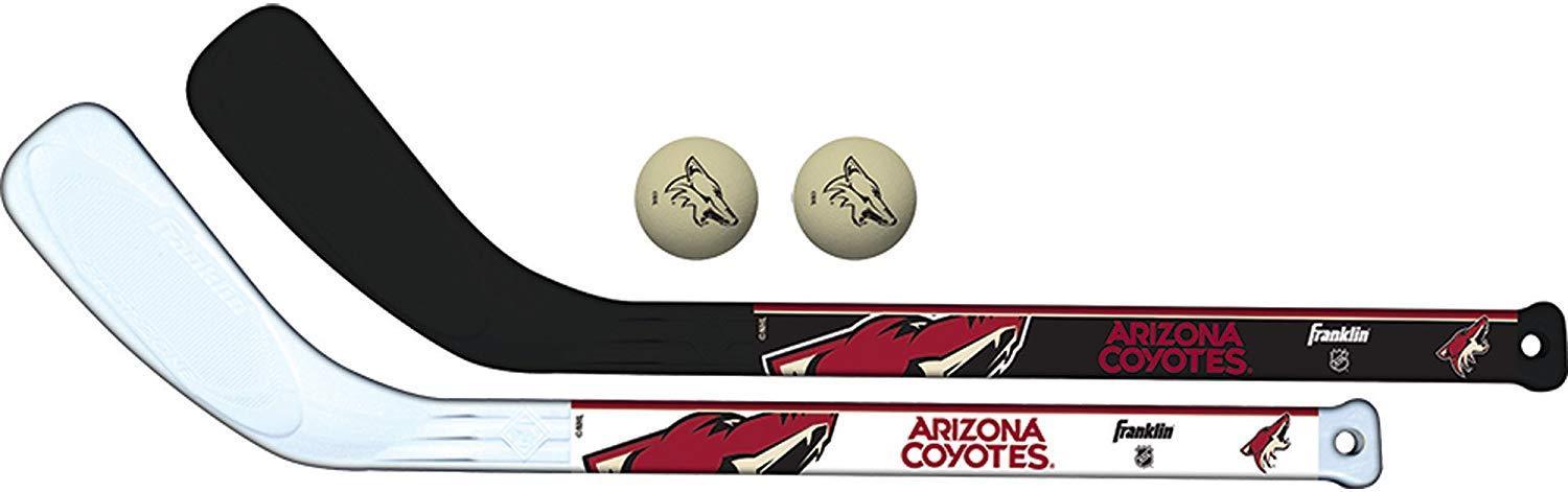 Franklin Sports NHL Team Mini Hockey 2 Piece Stick Set for Kids
