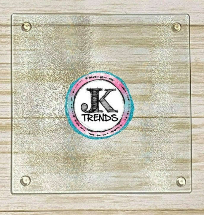 Personalized Good Friends are like Stars Glass Cutting Board or Trivet - Wedding, Housewarming, Anniversary Gift
