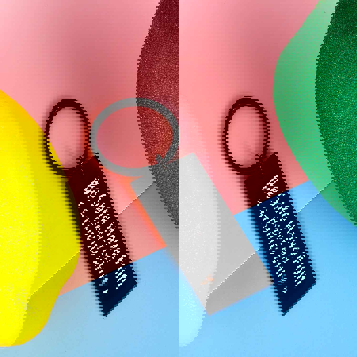 Funny Stocking Stuffer Keychain Gift for Teens and Adults - Dont Do Stupid St Keychain