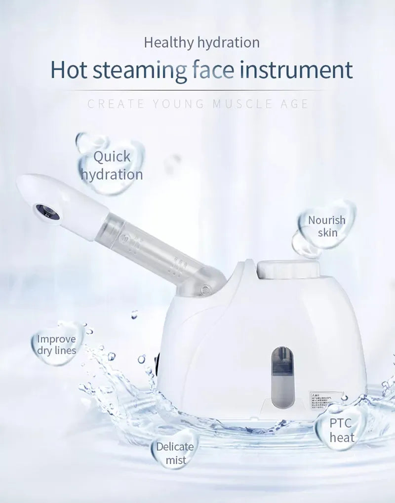 Radiant Spa Glow: Premium Ozone Facial Steamer for Effective Skincare
