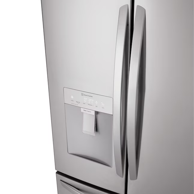 LG 28.6-cu ft 4-Door French Door Refrigerator with Ice Maker and Water Dispenser (Stainless Steel) ENERGY STAR
