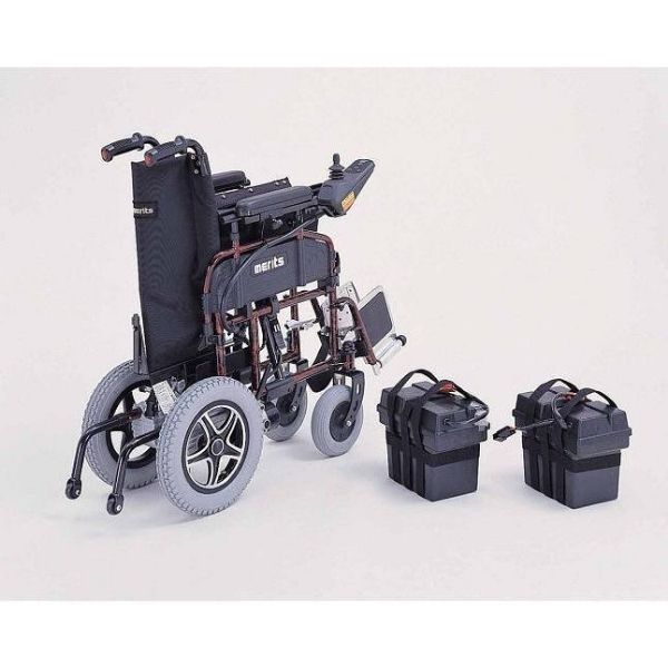 Merits Health P101 Travel-Ease Electric Folding Power Wheelchair