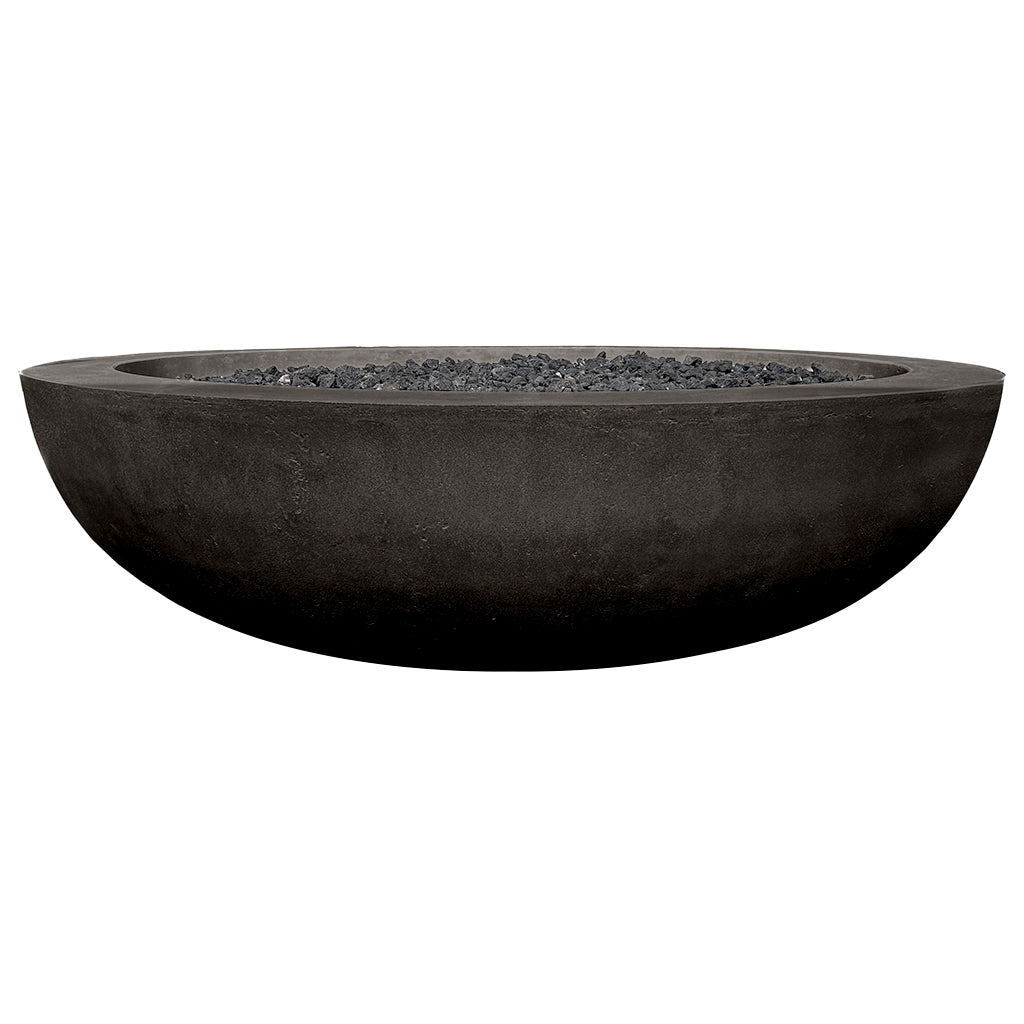 Moderno 70 Fire Bowl - Gas Fire Pit with Lava Rocks