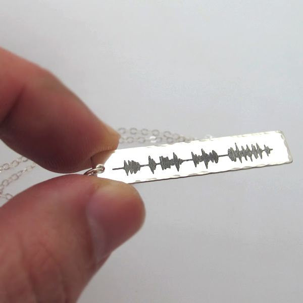Soundwave Necklace - Personalized Gift Idea