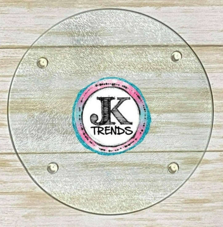 Personalized Good Friends are like Stars Glass Cutting Board or Trivet - Wedding, Housewarming, Anniversary Gift