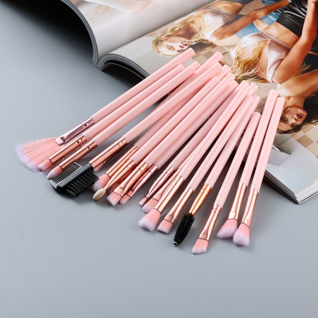 20/10/6 Pieces Makeup Brushes Set for Eye Shadow, Foundation, Powder, Eyeliner, Eyelash, and Lip Makeup