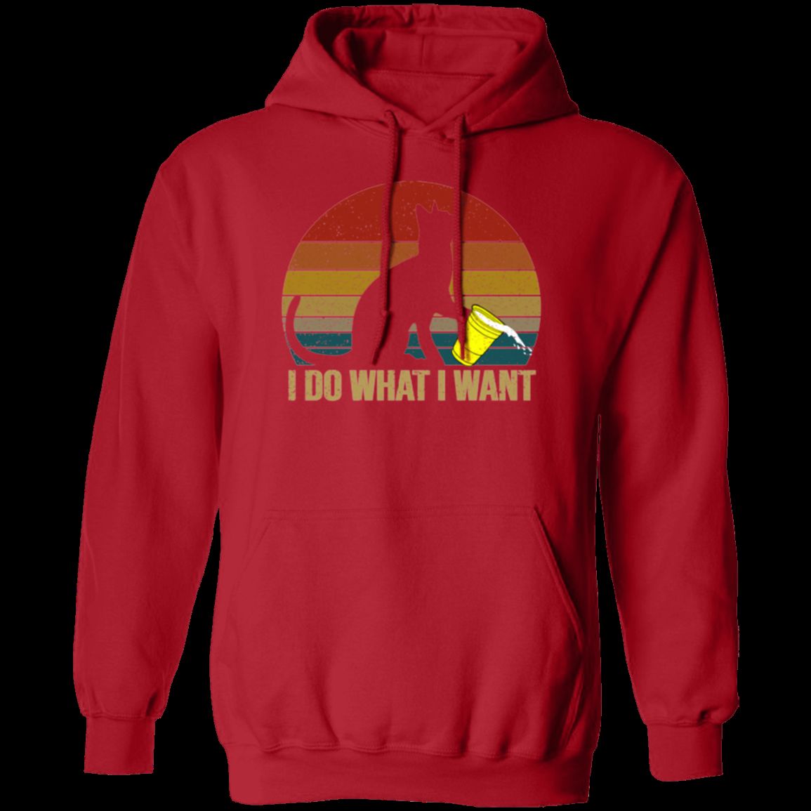 I DO WHAT I WANT Pullover Hoodie 8 oz.