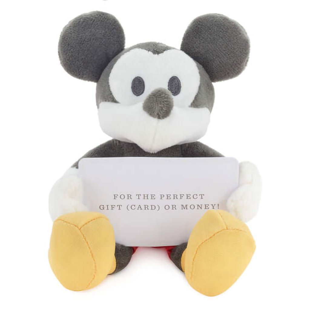 Disney Mickey Mouse Plush Gift Card Holder - Cute and Fun Gift Idea