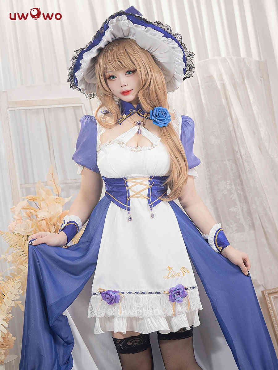 UWOWO Lisa Cosplay Maid Costume - Genshin Impact Exclusive Outfit