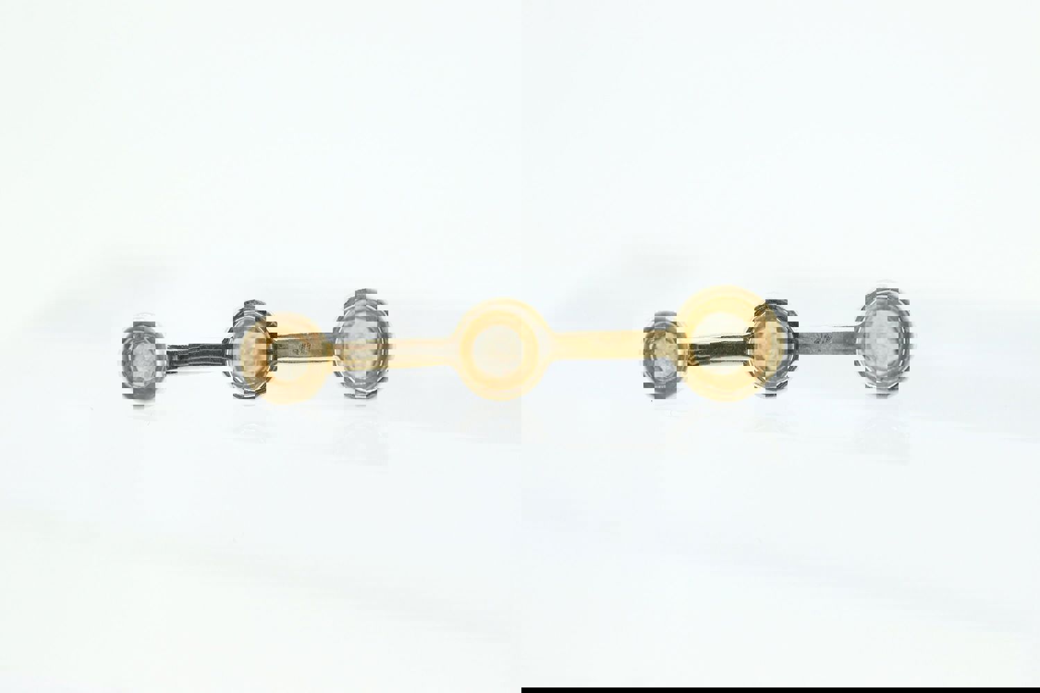 14k Diamond Pendant Charm - Journey Past Present Future