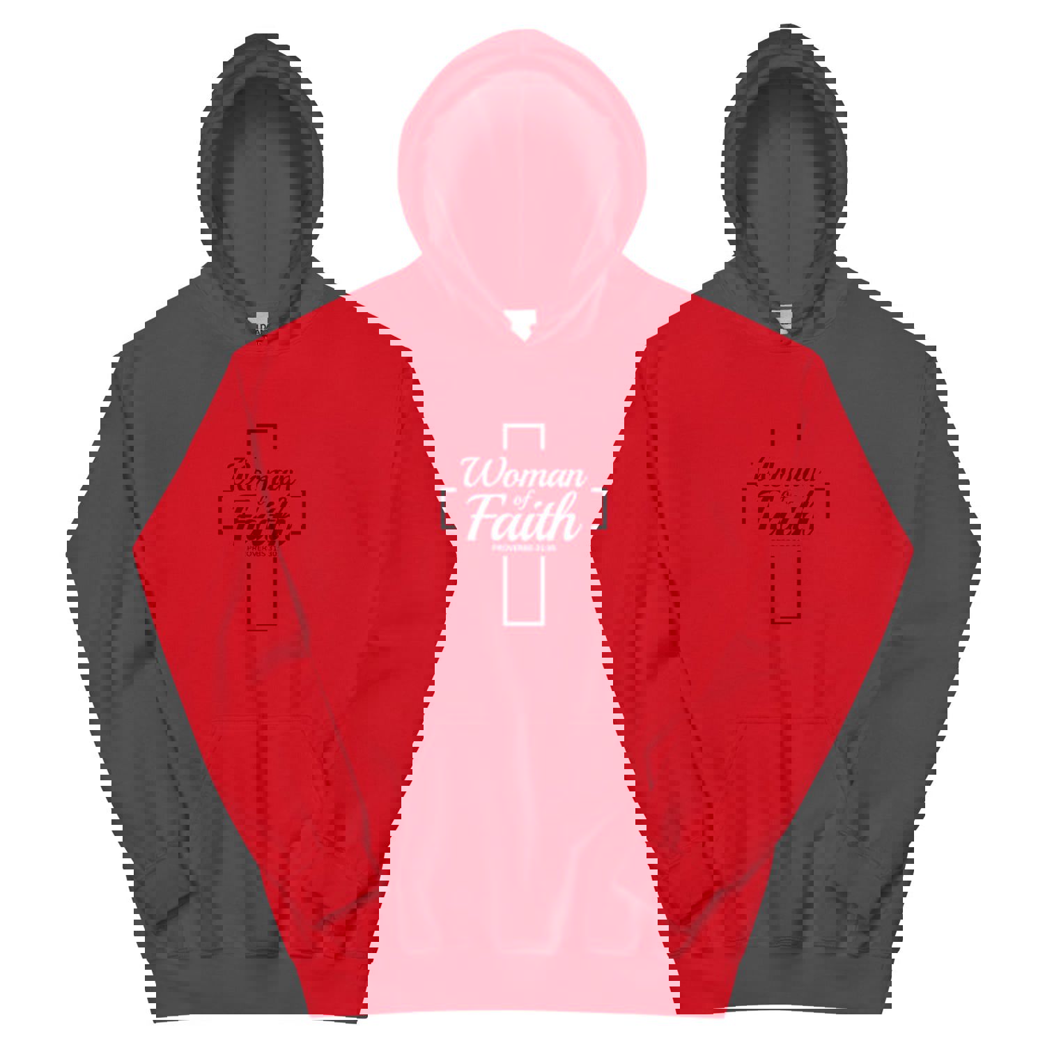 F&H Christian Woman of Faith Womens Hoodie
