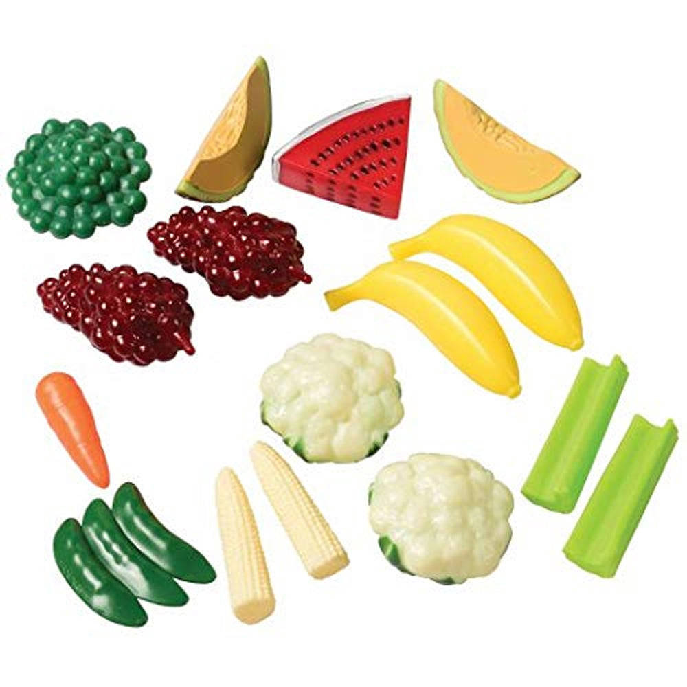 Deluxe Food Set (130 pieces) - Realistic Pretend Play Toy for Kids