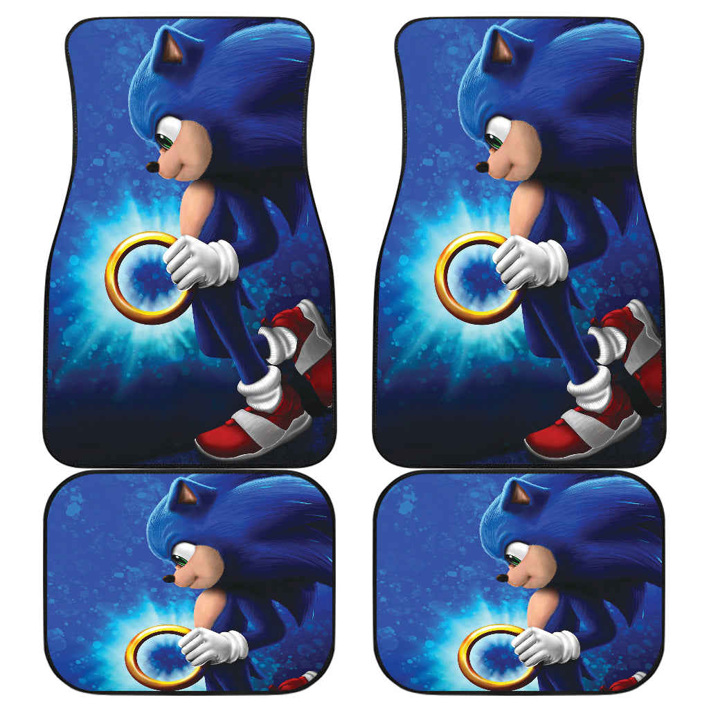 Custom Sonic The Hedgehog Car Floor Mats for Fans - Premium Cartoon Car Accessories