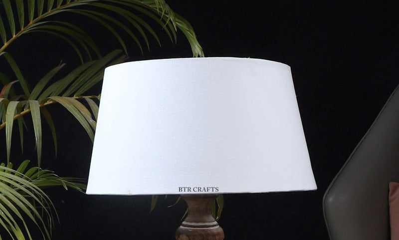 BTR CRAFTS White Tapper Lamp Shade 12 Inches - Durable & Stylish Home Decor