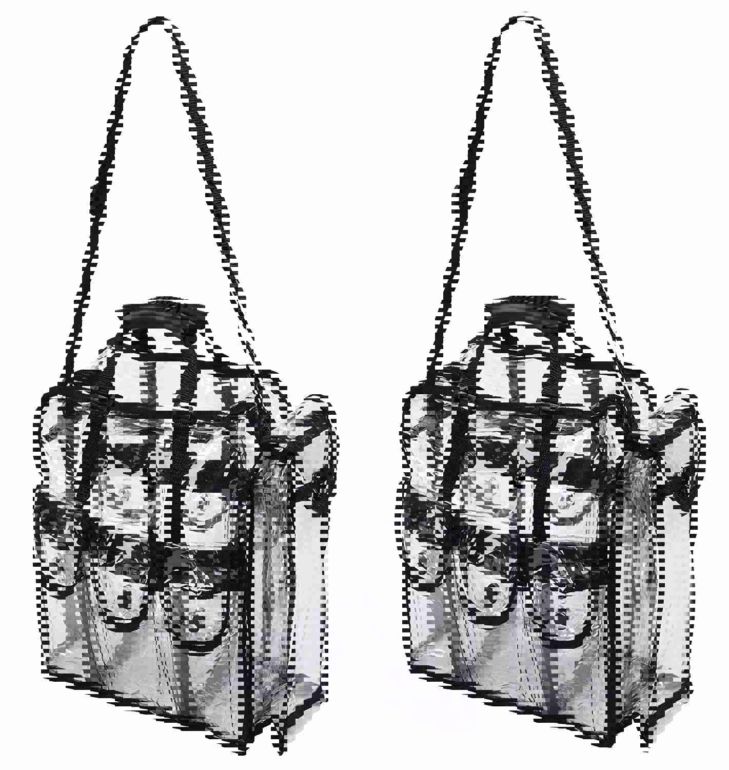 Lkblock Transparent Waterproof Large-Capacity Cosmetic Bag for Men and Women