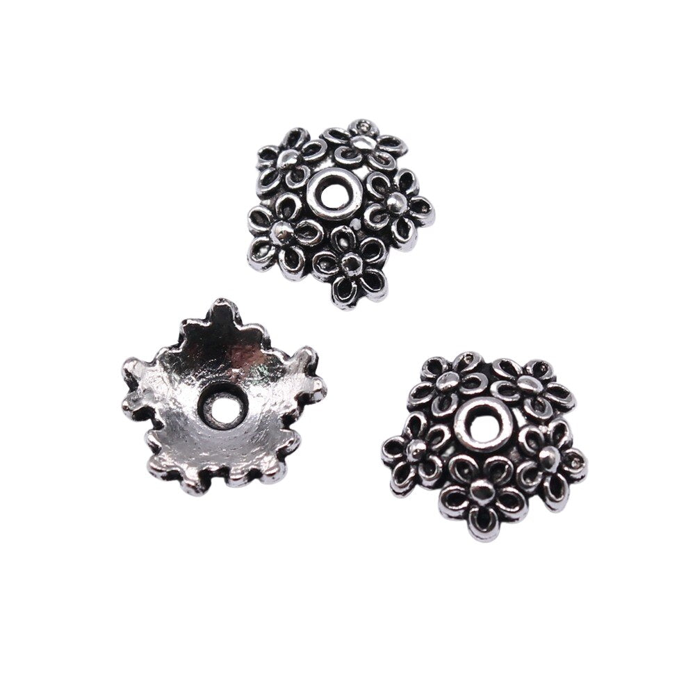 WYSIWYG 40pcs Antique Silver Alloy Charms for DIY Jewelry Making