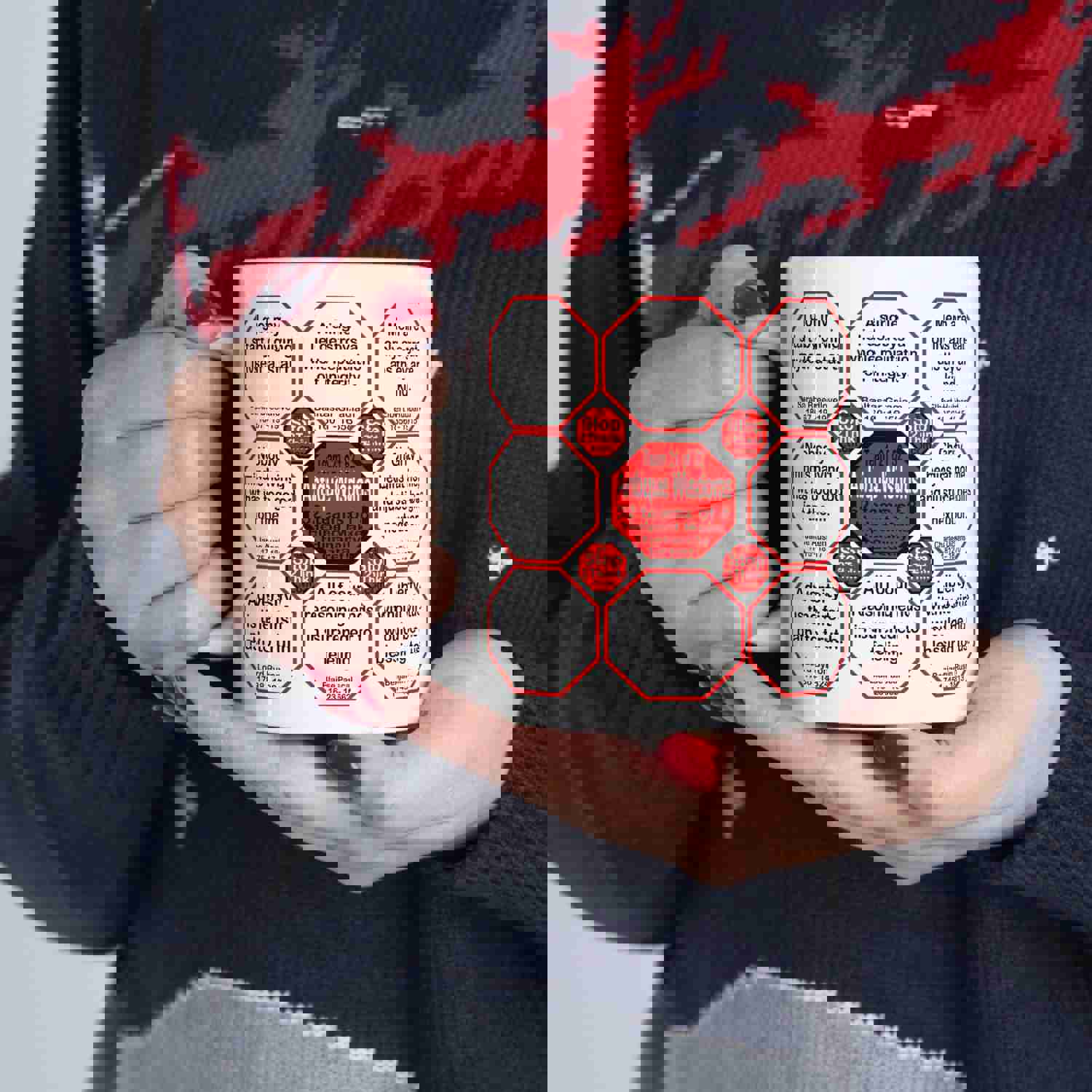 Team 21 of 52 teams that Make Humanity Great! Drink Wisely in Mug Wisdoms Ceramic 11oz Cup