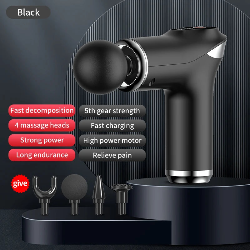 Portable Electric Fascia Gun - Muscle Relaxer Massager for Pain Relief