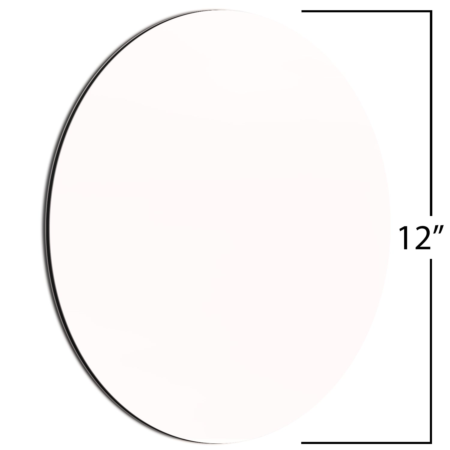 Aluminum Craft Round Blanks for Sign Making, Monogramming, and DIY Projects - Weatherproof, Rustproof, and Easy to Customize