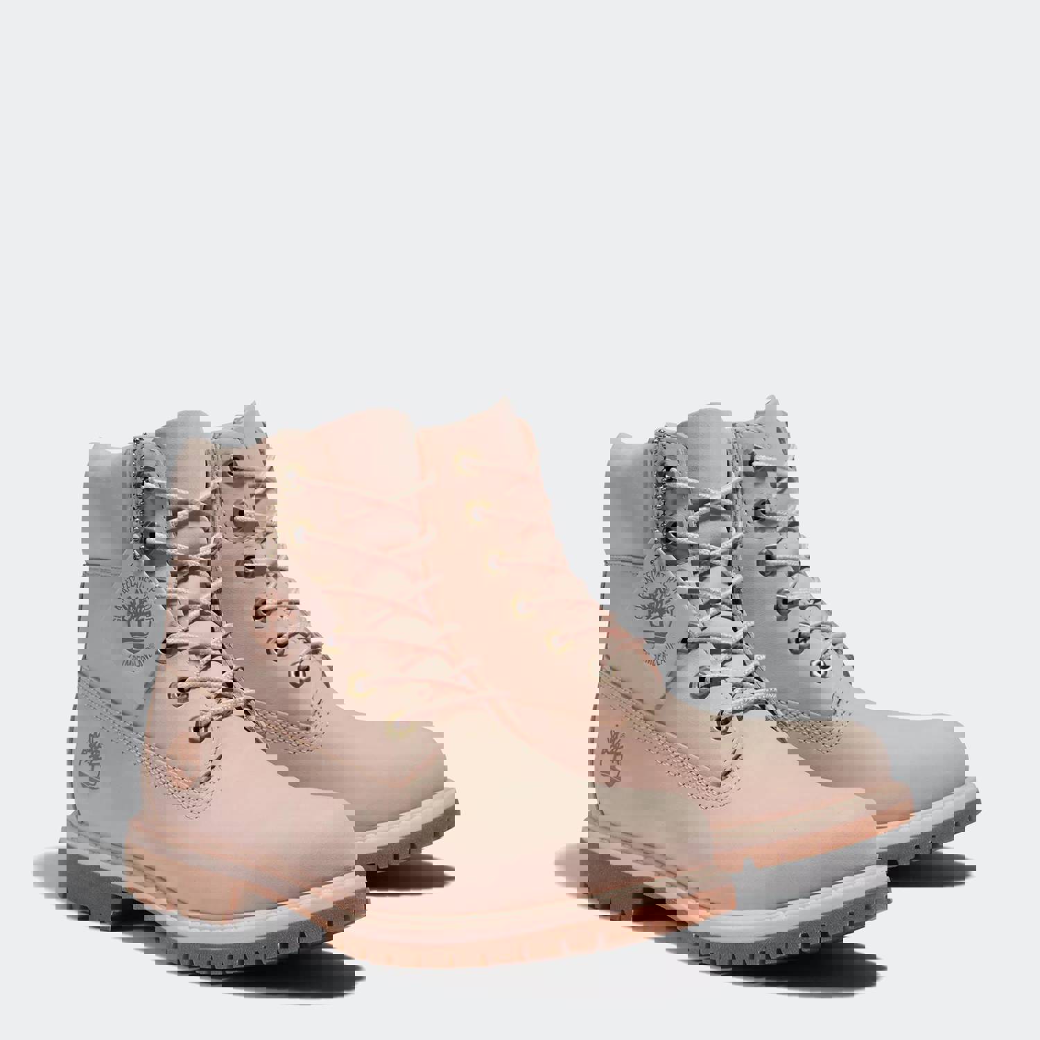 Women's Timberland Premium 6-Inch Waterproof Boots in Light Pink