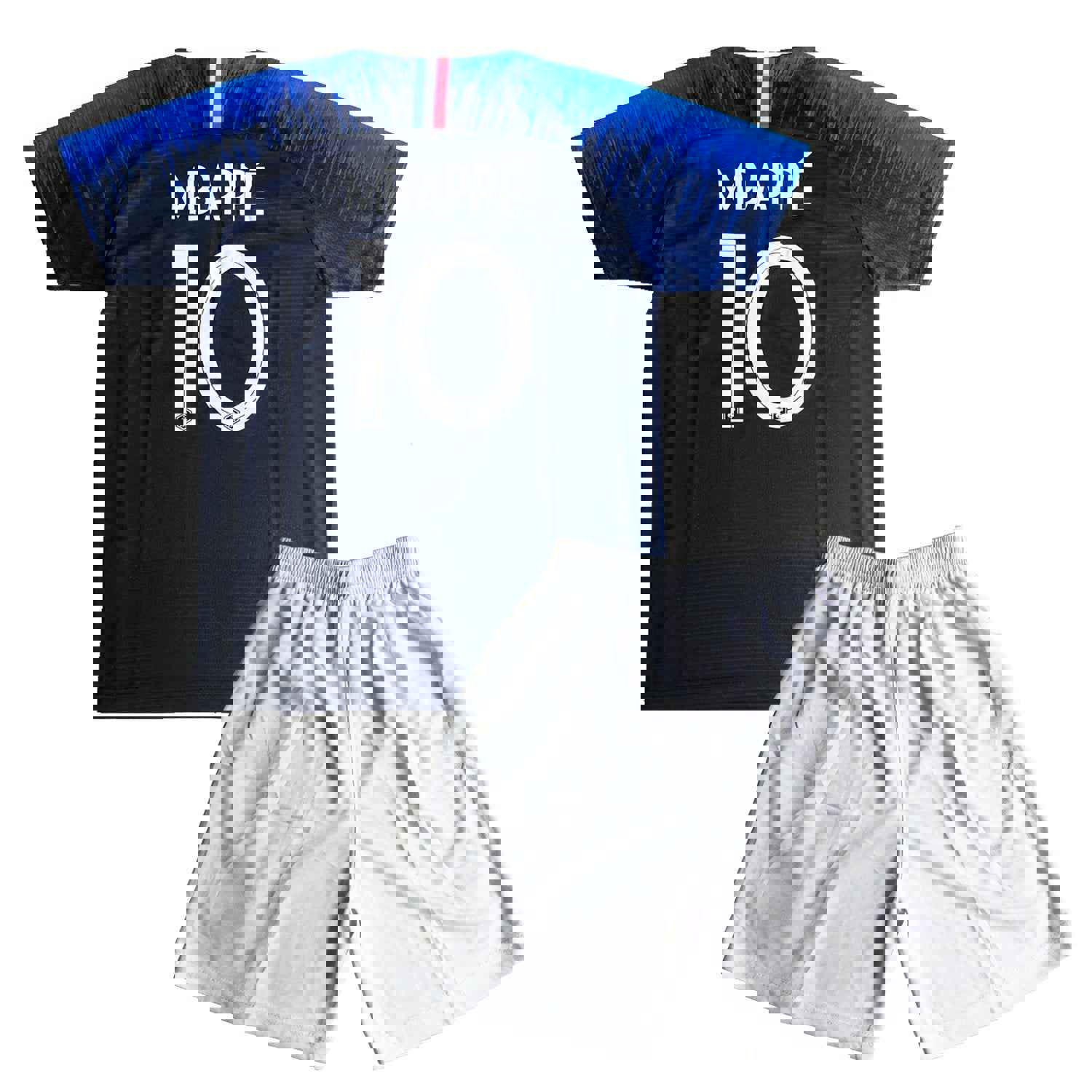 GLL SPORT New 2018 #10 MBAPPE Home Kids Soccer Jersey Kit with Shorts and Socks
