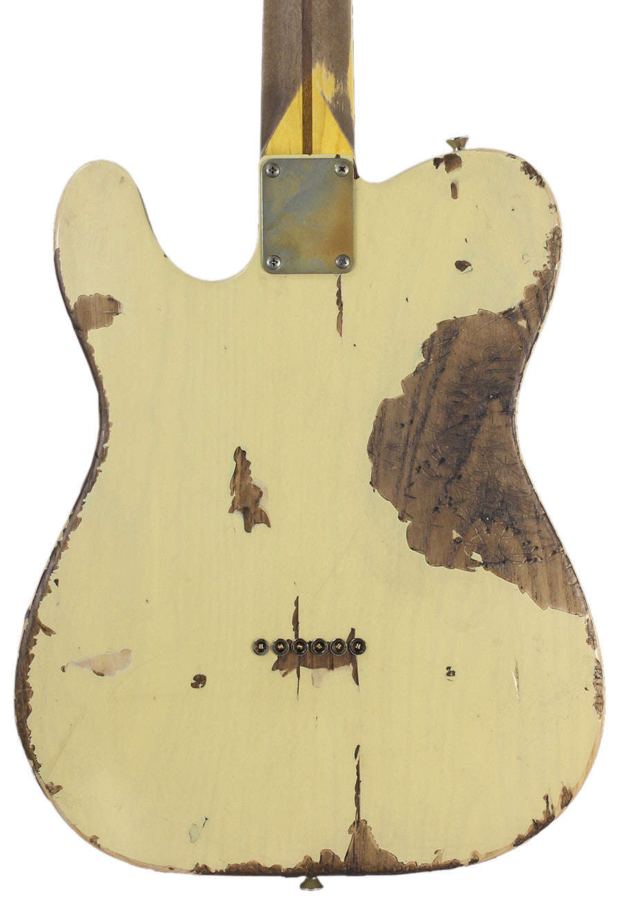 Nash T-52 Guitar in Mary Kaye White with Extra-Heavy Aging