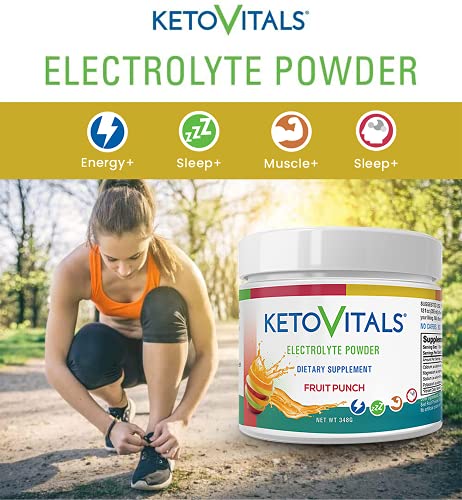 Keto Vitals Electrolyte Powder - Keto Friendly Hydration & Energy Booster