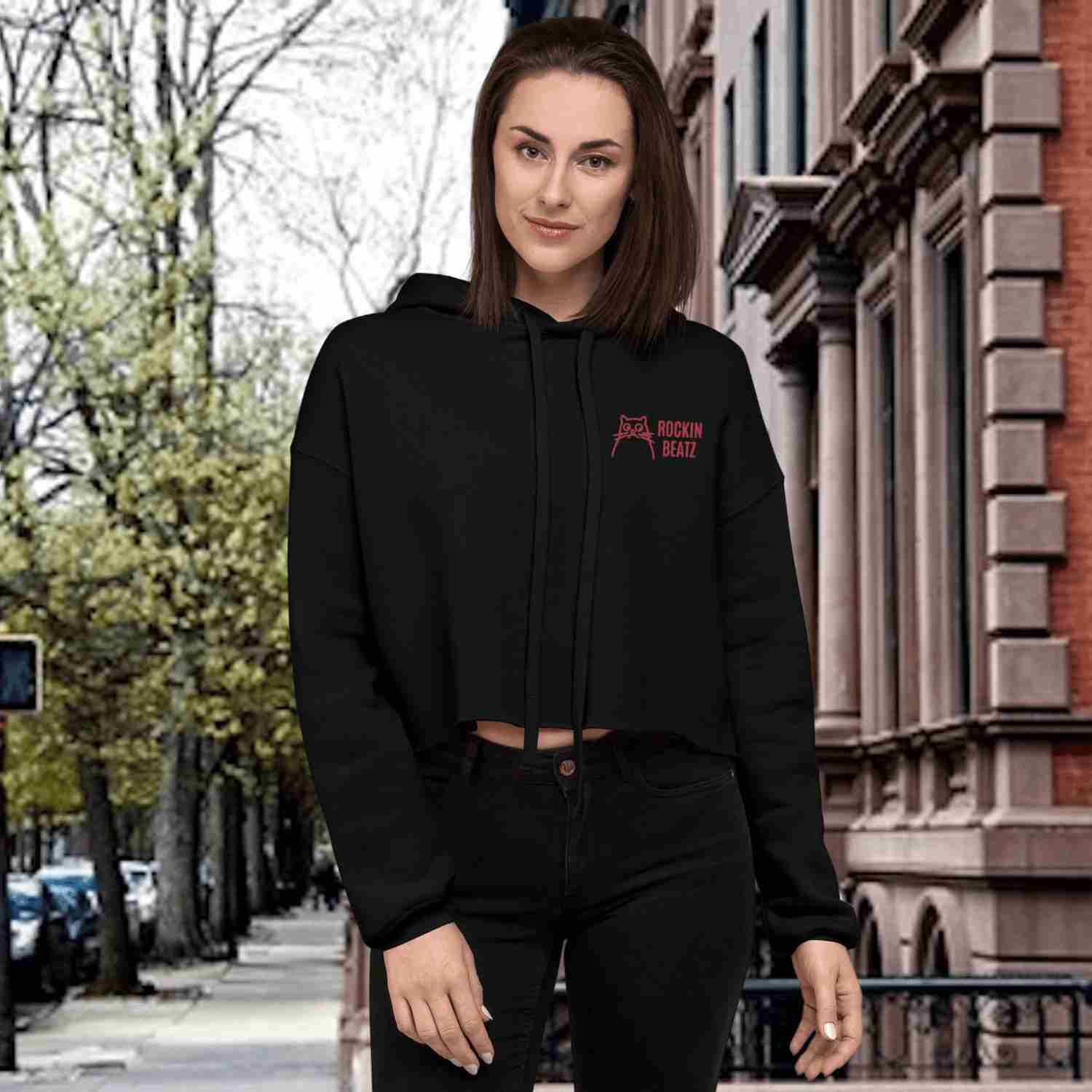 Rockin Beatz™ Crop Hoodie