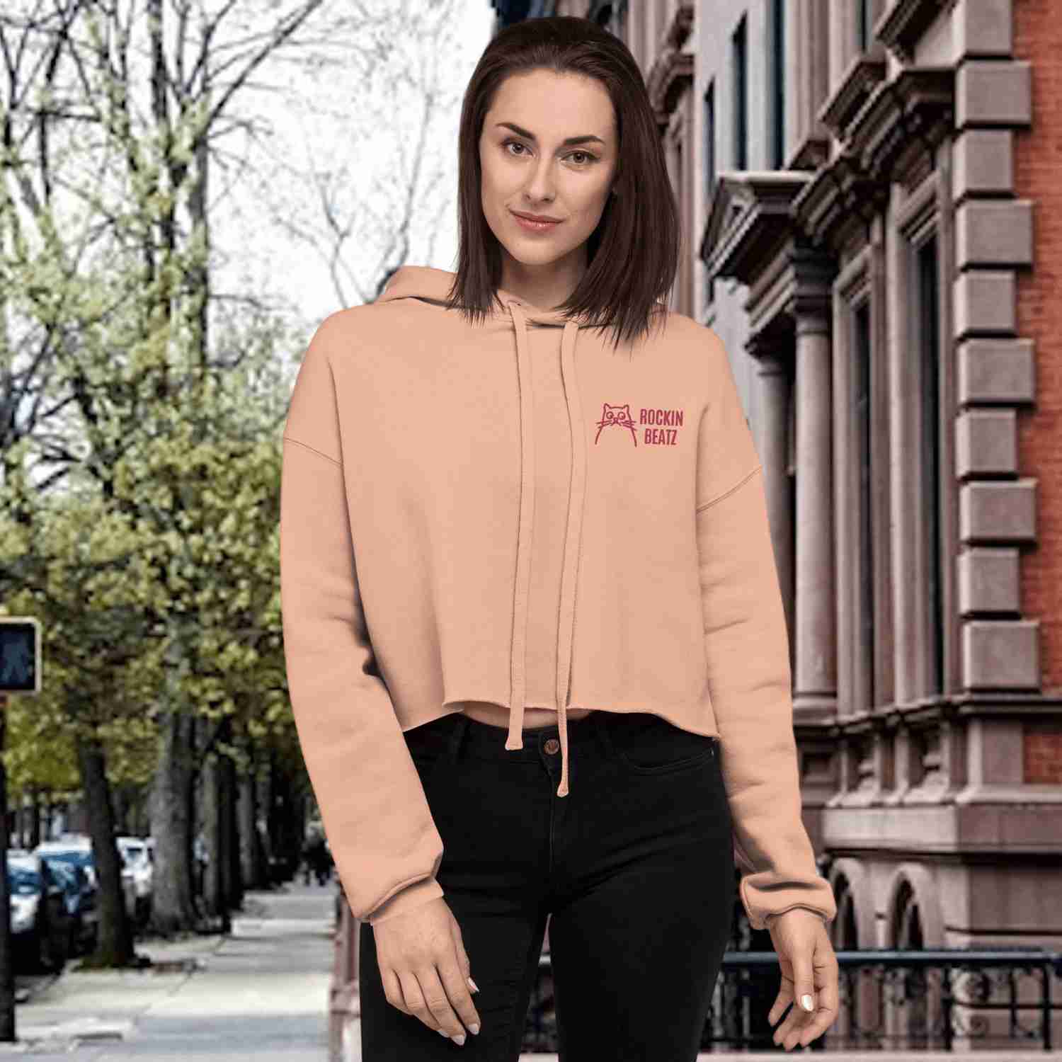 Rockin Beatz™ Crop Hoodie