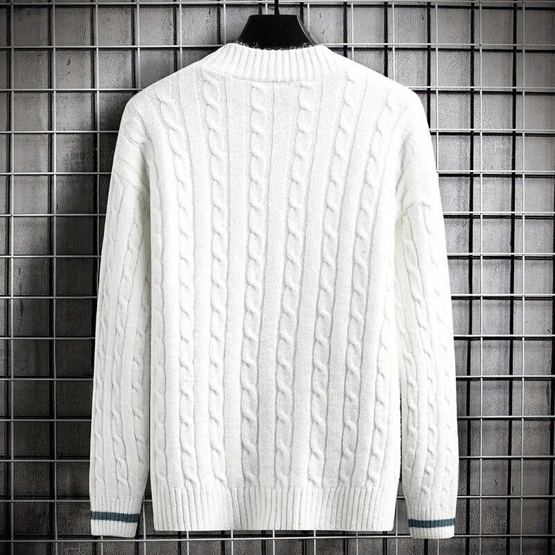 Nukty Autumn Men's Slim Fit Single Breasted Knitted Cardigan