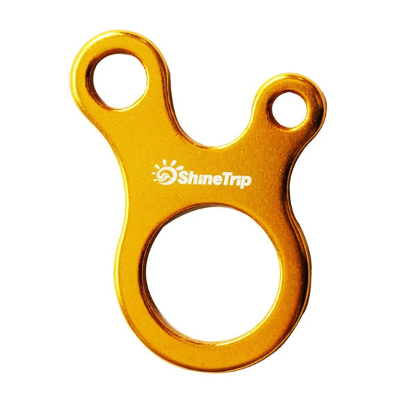 Aluminum Alloy Outdoor Carabiner 3 Hole Snail Wind Rope Buckle