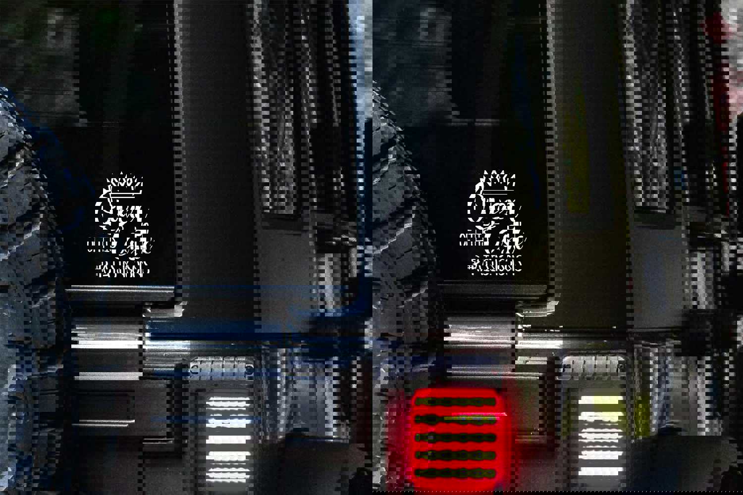 Queen of this Castle Raising Sons Vinyl Car Decal | Mom of Boys Bumper Sticker