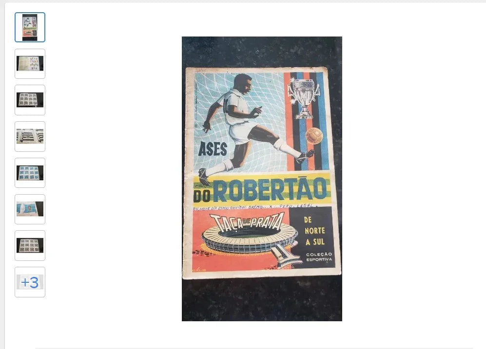 Vintage Football Album Collection Kit - 3 Rare Brazilian Albums (1956-1969)