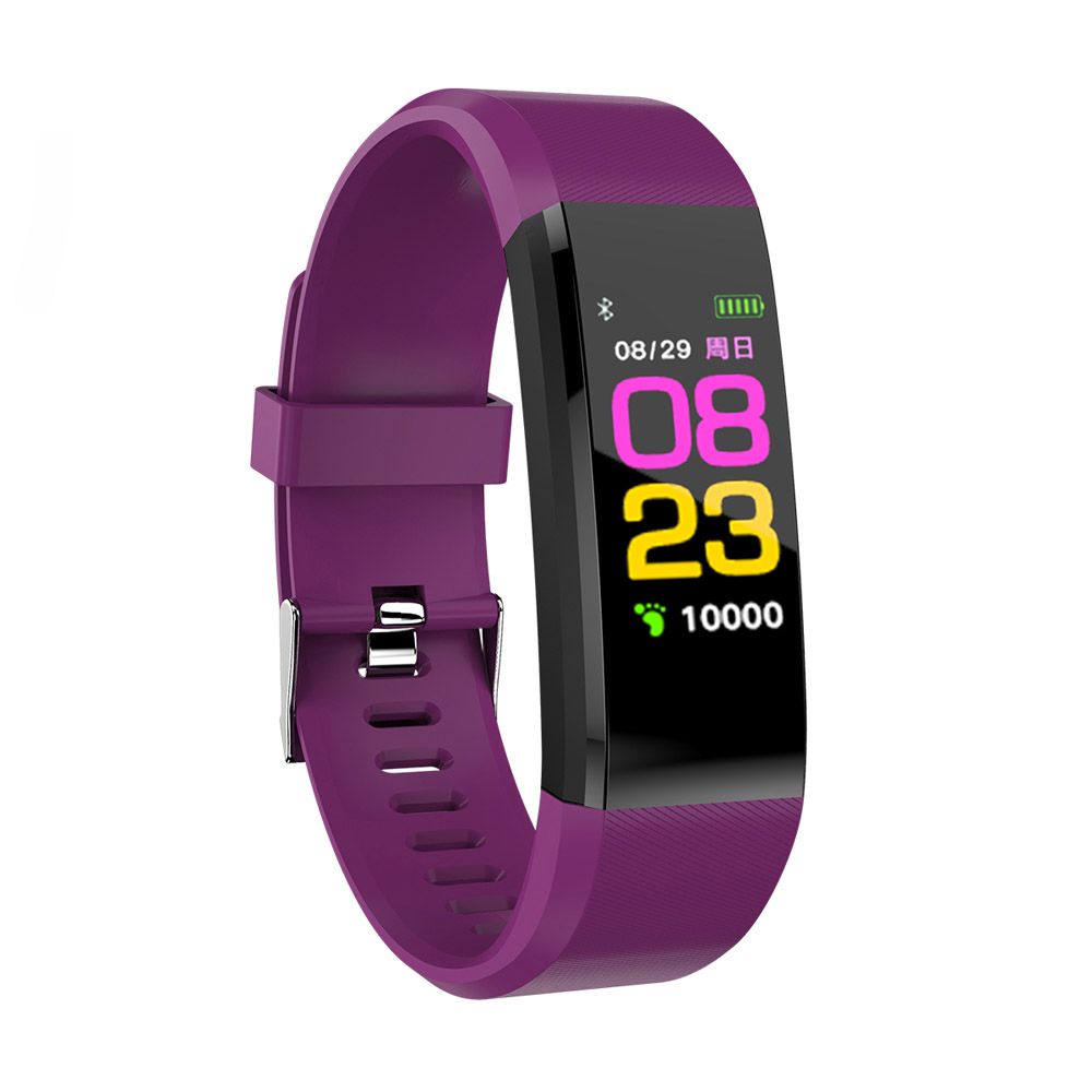115Plus Smart Bracelet with Heart Rate and Blood Pressure Monitor, Fitness Tracker