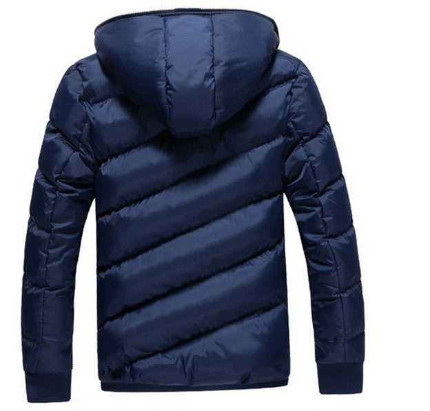 Hot Sale Men Winter Jacket Korean Style Slim Fit Fashion Warm Thick Men Coat