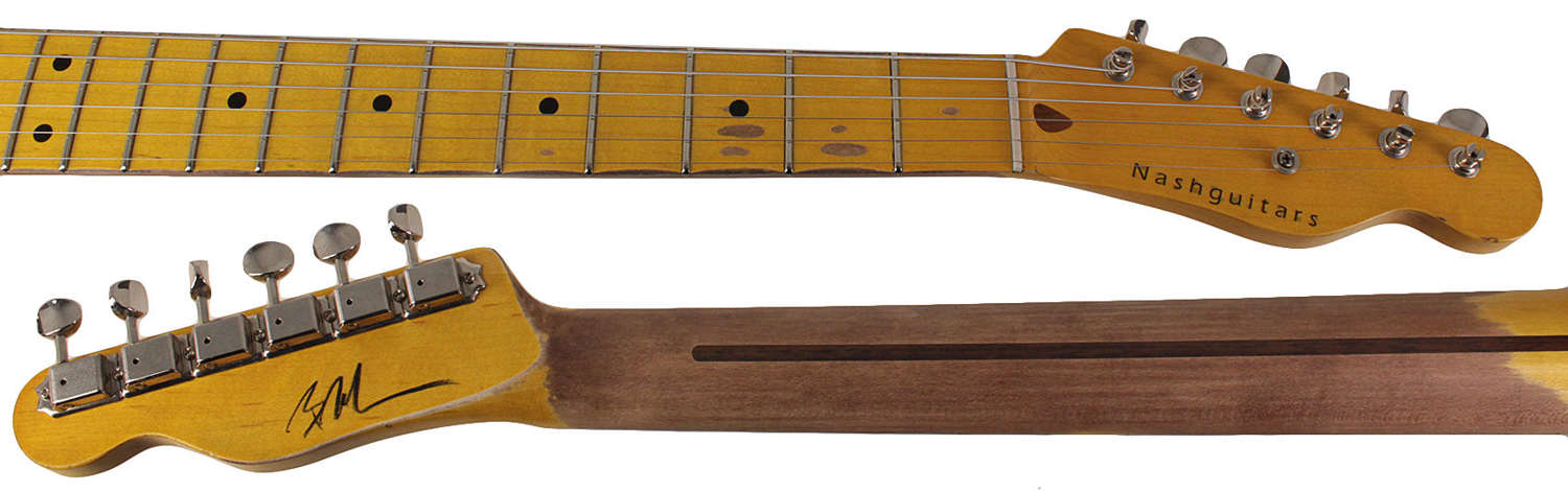 Nash T-57 Guitar, Olympic White, Light Aging