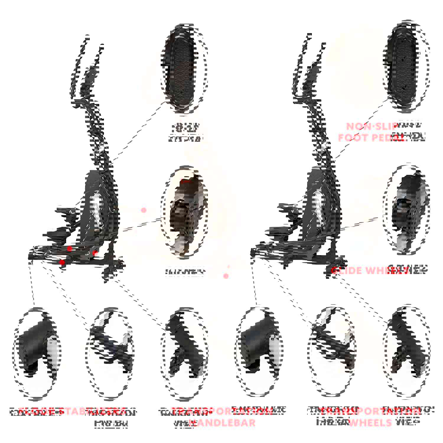 Sunny Health & Fitness Circuit Zone Elliptical - Magnetic Home Workout Machine