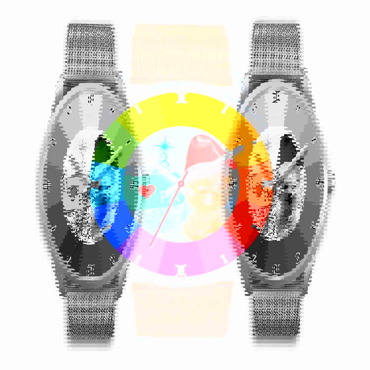 Lovely Yorkie Dog Pennsylvania Christmas Special Wrist Watch