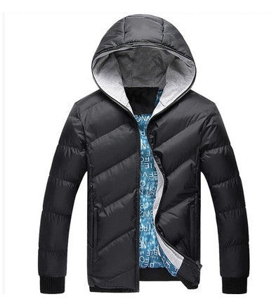 Hot Sale Men Winter Jacket Korean Style Slim Fit Fashion Warm Thick Men Coat