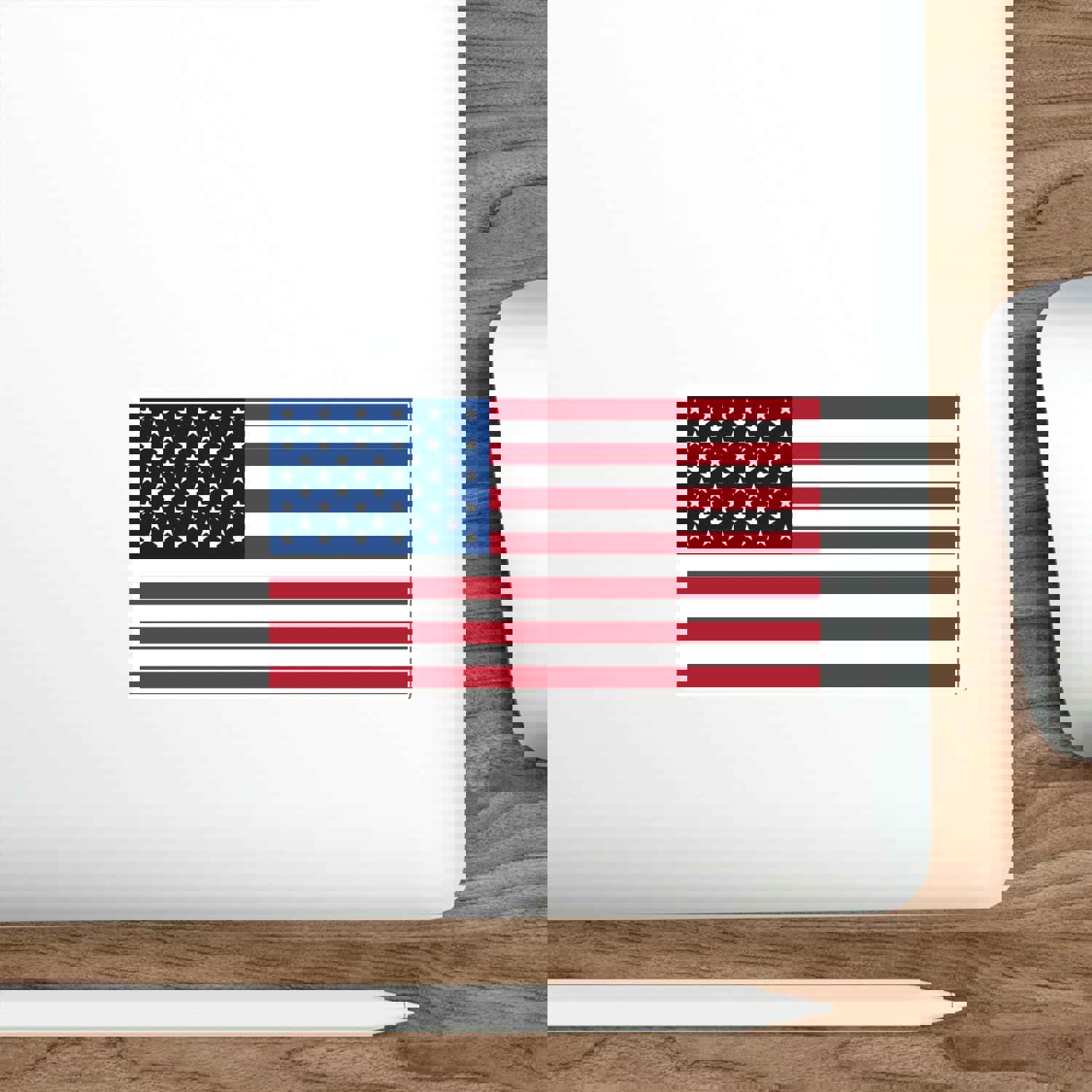 American Flag Decal - Indoor & Outdoor Vinyl Sticker