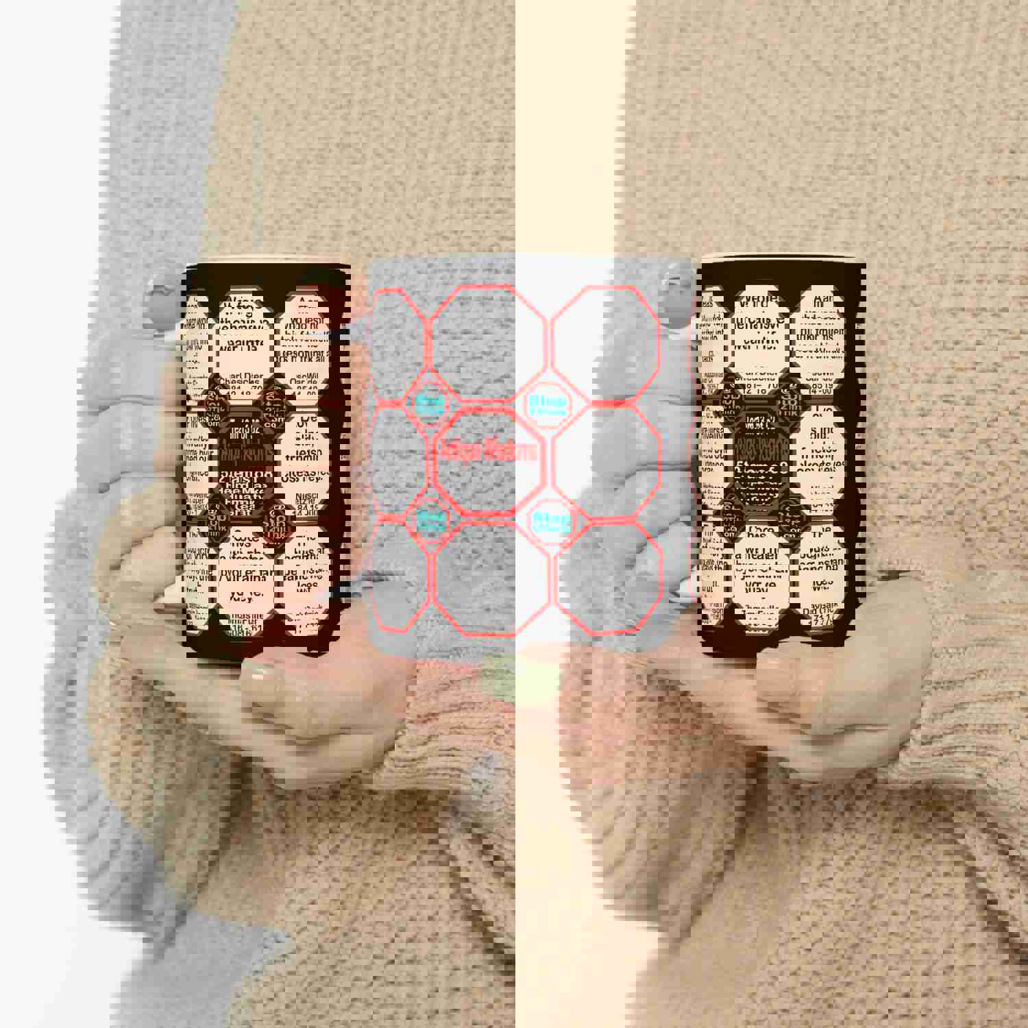 Team 13 of 52 Teams That Make Humanity Great! Drink Wisely in Mug Wisdoms Ceramic 11oz Cup