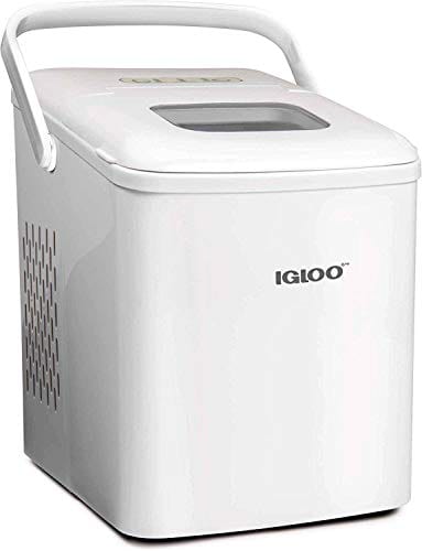 Igloo ICEB26HNWHN Automatic Self-Cleaning Portable Electric Countertop Ice Maker Machine
