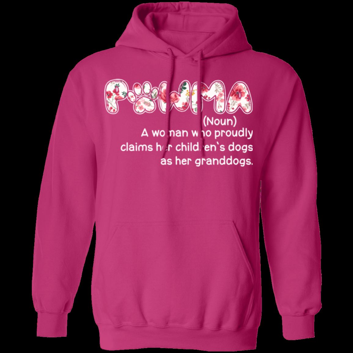 PAWMA LADIES Pullover Hoodie - 8 oz, Unisex, Digital Print