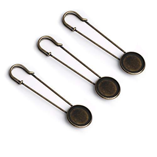 5 Inch Heavy Duty Stainless Steel Safety Pins (10 PCS) - Extra Large for Laundry, Blankets & Upholstery