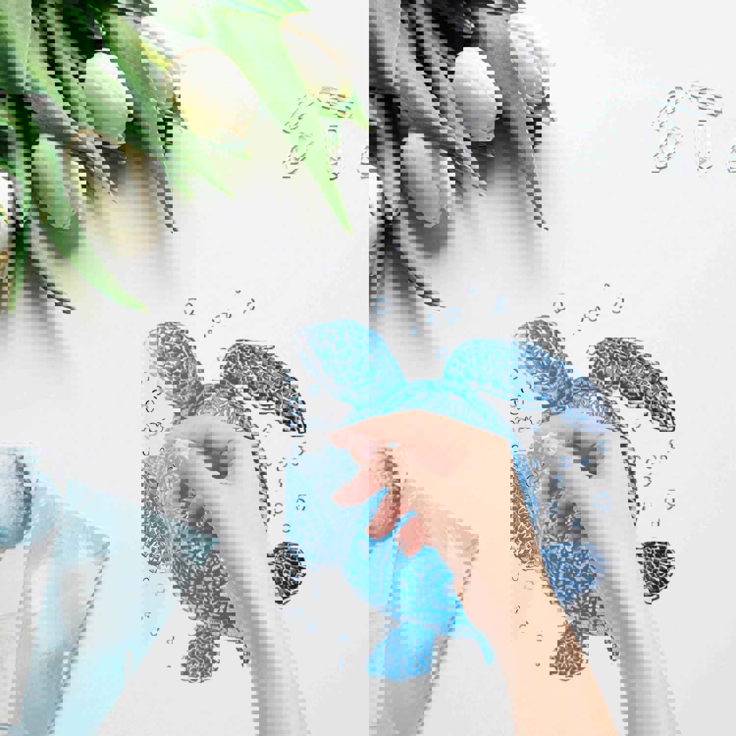 Craspire PVC Wall Sticker Set, Tortoise Pattern, 4 Styles for Window or Stairway Decoration